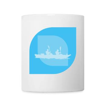Kajakfahren Rudern - Tasse - Weiß - Vorne