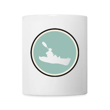 Kajakfahren Rafting - Tasse - Weiß - Vorne