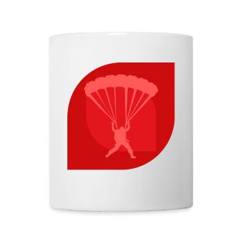 Parachutisme Base Jump - Mug blanc - blanc - Devant