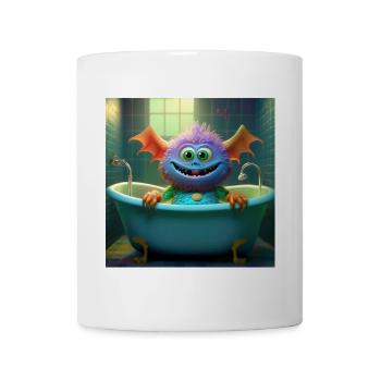 Petits bains de monstres - Mug blanc - blanc - Devant