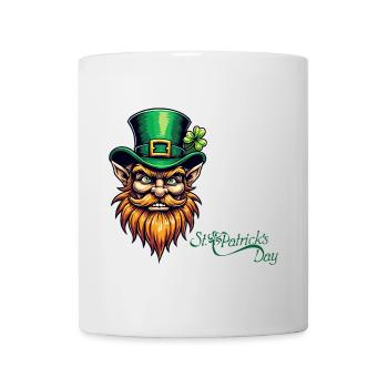 Leprechaun St. Patrick’s Day - Irish Happiness - Mug blanc - blanc - Devant