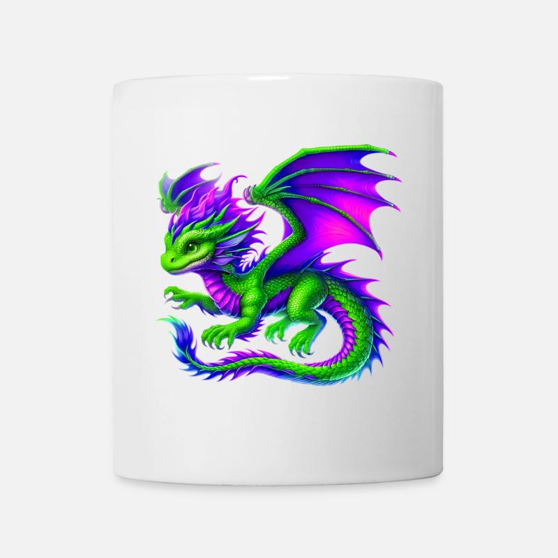 Drache - Tasse - Weiß