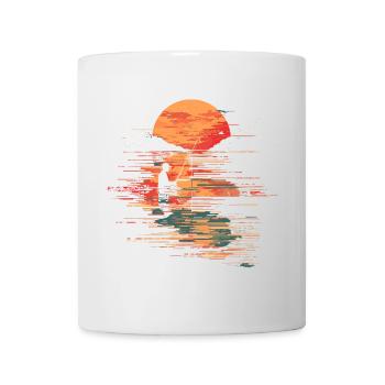 Fischerei Illustration - Tasse - Weiß - Vorne