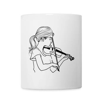 Violinist - Mug - white - Front