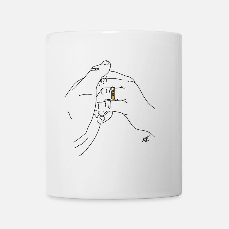 MJR - Mariage - Mug blanc - blanc