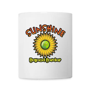 Sunshine Beyond Borders T-Shirt Design - Mug - white - Front