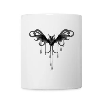 Fledermaus, Tribals, dripping - Tasse - Weiß - Vorne