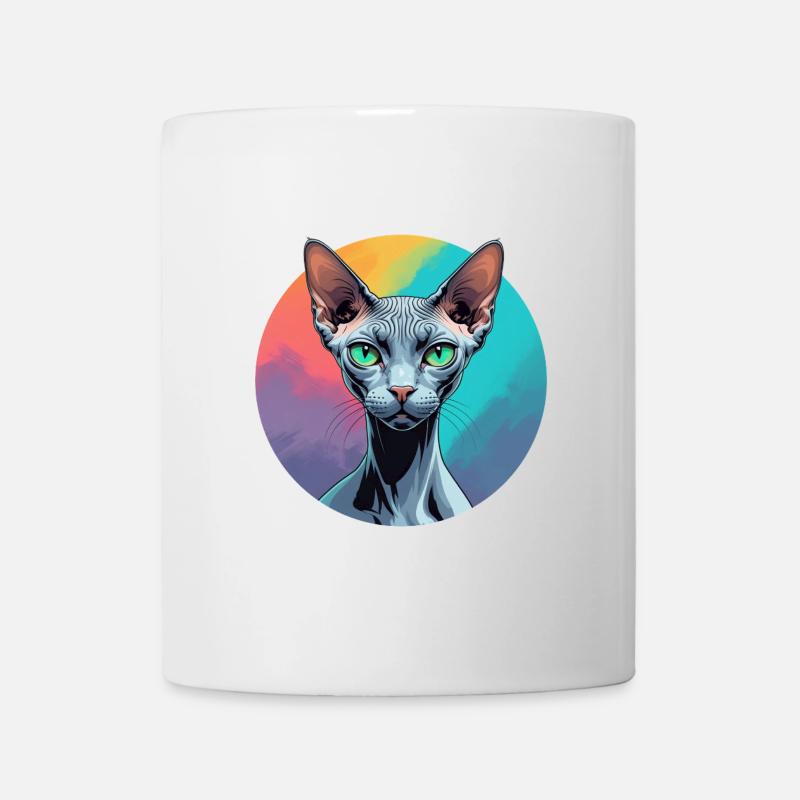 Sphynx Cat - Mug - white