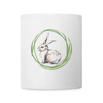 Bunny motif - Mug - white - Front