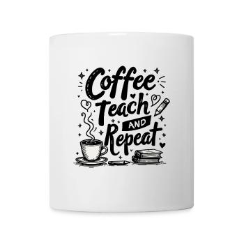 CoffeeTeach Repeat – Formation des formateurs d’enseignants - Mug blanc - blanc - Devant