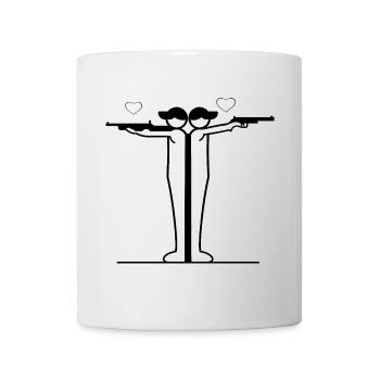Tireurs - Mug blanc - blanc - Devant