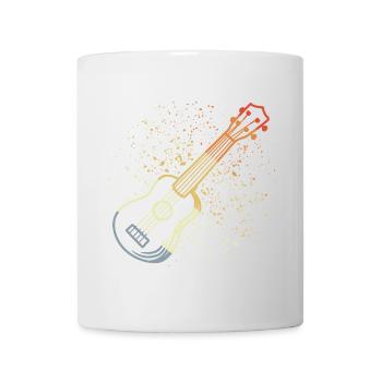 Vintage Ukulele - Tasse - Weiß - Vorne