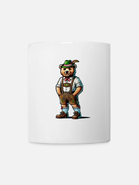 Bayerischer Bär - Tasse - Weiß