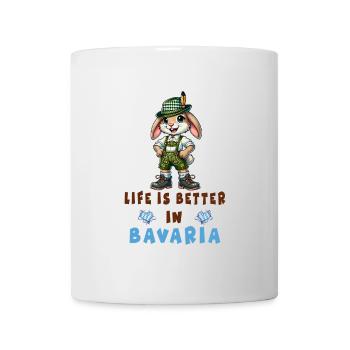 Bayerischer Hase - Tasse - Weiß - Vorne