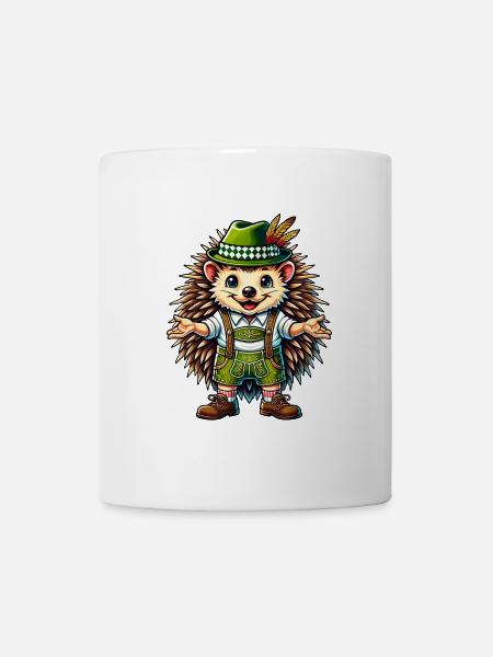 Bayerischer Igel - Tasse - Weiß