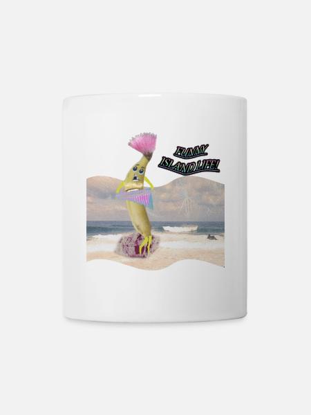 Kanaren - Melodischer Klang am rauschenden Meer - Tasse - Weiß