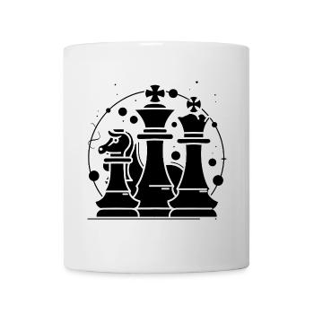 Chess Pieces Comic Look - Mug - white - Front