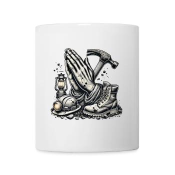Mining – Tradition & Toughness - Mug - white - Front