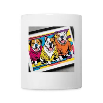 Funny Dogs - Mug - white - Front