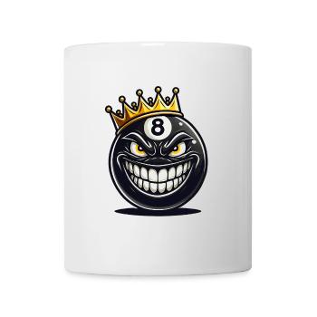 Billard König - Tasse - Weiß - Vorne