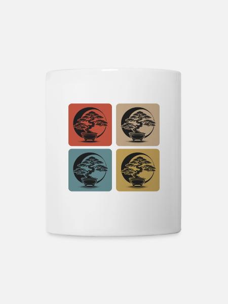 Bonsai Sunset - Mug - white