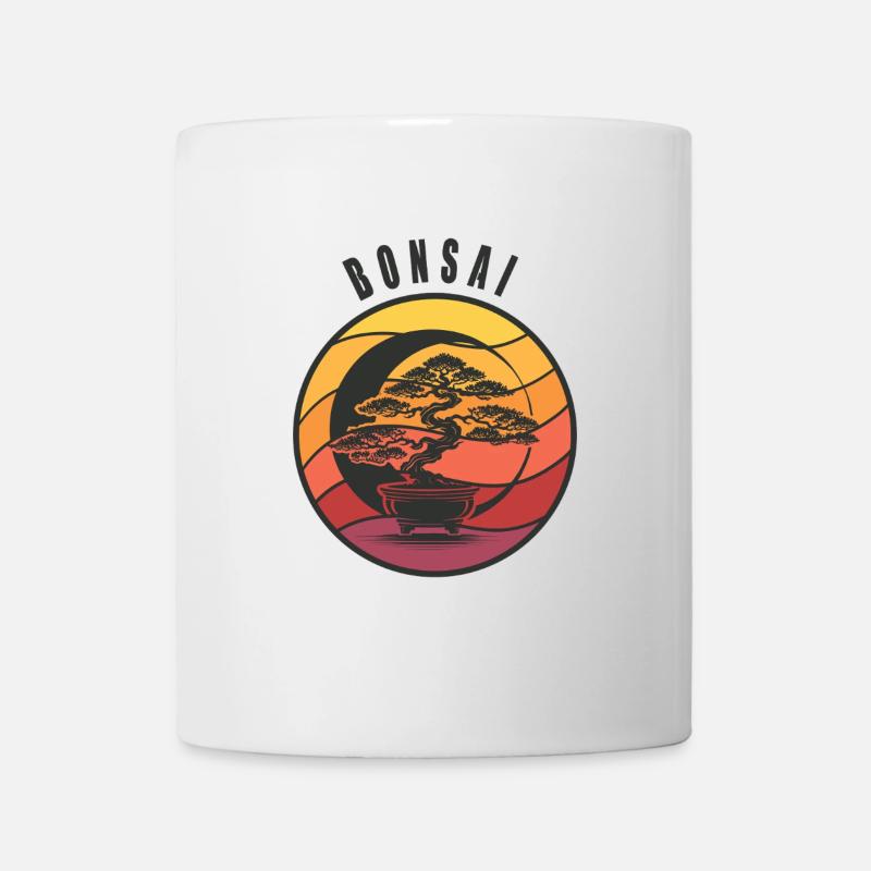Bonsai Yin Yang - Tasse - Weiß