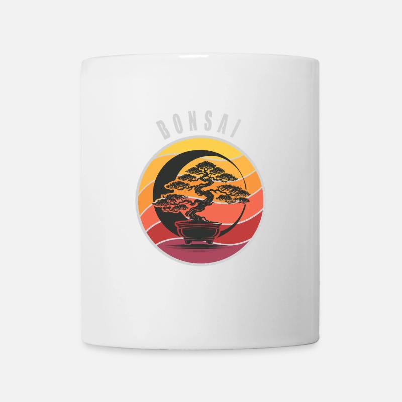Bonsai Sunset - Mug - white