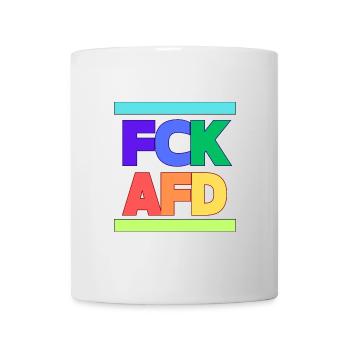 FCK AFD - Tasse - Weiß - Vorne