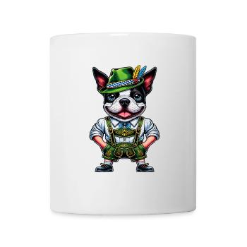 Bostie in Tracht - Tasse - Weiß - Vorne