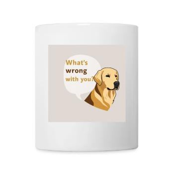 Golden Retriever - What ́s Wrong With You - Mug - white - Front
