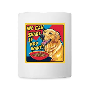 Golden Retriever - We Can Share If You Want - Mug - white - Front