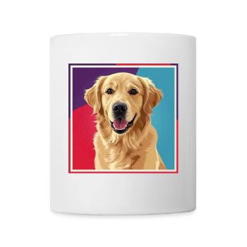 Dog - Golden Retriever - Tasse - Weiß - Vorne