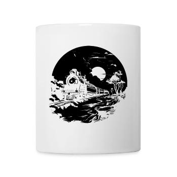 Chemin de fer - Mug blanc - blanc - Devant