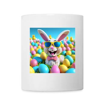 pâques, joyeuses pâques, easter - Mug blanc - blanc - Devant