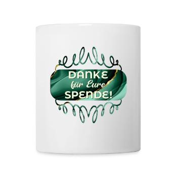 DANKE SAGEN SPENDE - Tasse - Weiß - Vorne