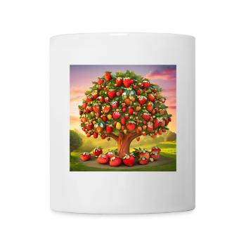 strawberry, fruit, I love strawberries - Mug - white - Front