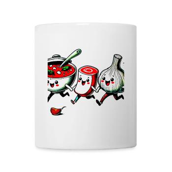 Bortsch - Mug blanc - blanc - Devant