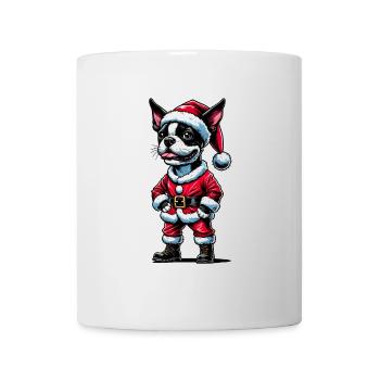 Bostie Weihnachtsmann - Tasse - Weiß - Vorne