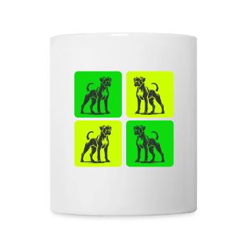 Boxer Dog Design - Mug - white - Front