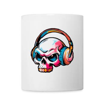 Colored Skull Illustration - Mug - white - Front