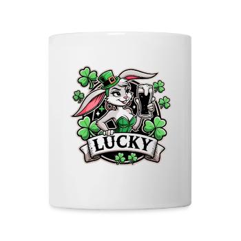 Saint-Patrick Bunny Bunny Bunny Happy - Mug blanc - blanc - Devant