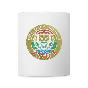 18th Birthday Wild, free & untamed since 2007 - Mug - white - Front