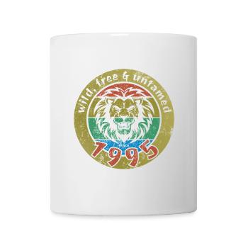 30th Birthday Wild, free & untamed since 1995 - Mug - white - Front