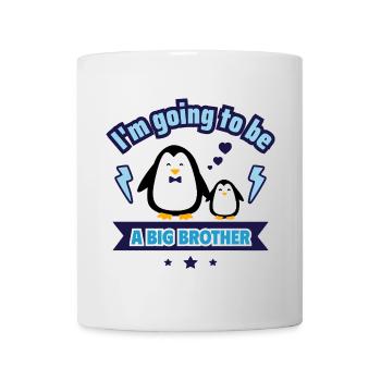 bald großer Bruder,Schwangerschaftsanzeige - Tasse - Weiß - Vorne
