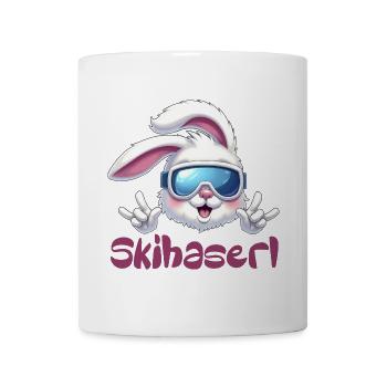 Skihaserl Pistensau Apres Ski - Tasse - Weiß - Vorne