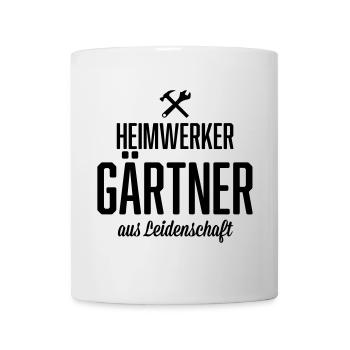 Heimwerker Gärtner - Tasse - Weiß - Vorne