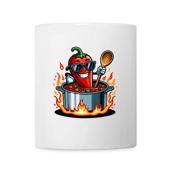 Cooking with fire - Mug - white - Front