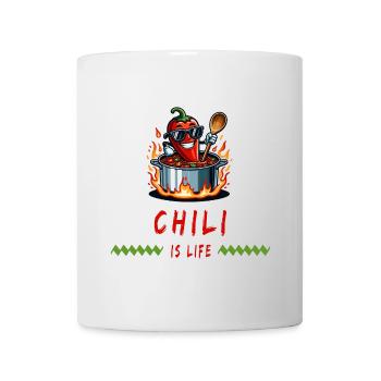 Chili is life - Mug - white - Front