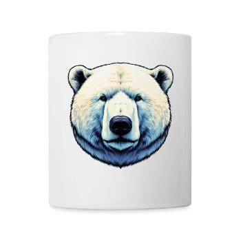 Weißer Eisbär - Tasse - Weiß - Vorne