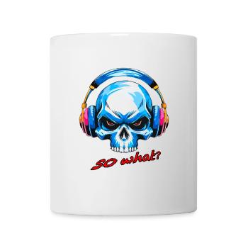 Skull so what - Mug - white - Front